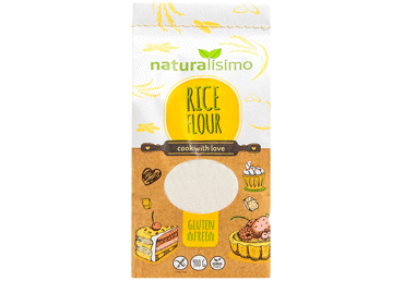 Rīsu milti NATURALISIMO, bez glutēna, 900g